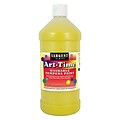 Sargent Art Art-Time Washable Tempera Paint, Yellow, 32 oz. (SAR173502)