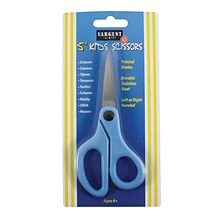 Sargent Art Kids Scissors, 5 Stainless Steel Pointed Tip, Blue (SAR220905)