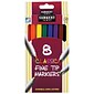 Sargent Art Classic Markers, Fine Tip, Assorted Colors, Pack of 8 (SAR221540)