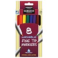 Sargent Art® Washable Felt Super Tip Markers, Fine Tip, Pack of 8 (SAR221560)