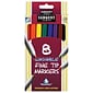 Sargent Art® Washable Felt Super Tip Markers, Fine Tip, Pack of 8 (SAR221560)