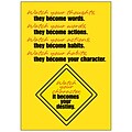 Trend® Educational Classroom Posters, Watch your thoughts, they become words…