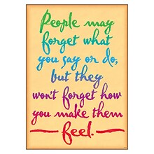 Trend Enterprises ARGUS® Poster, People May Forget What You Say (T-A67378)