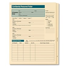 ComplyRight Confidential Personnel Folder Expanded, Pack of 25 (A224)