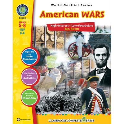 Classroom Complete® World Conflict Book Series,  American Wars Big Book