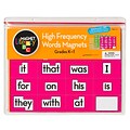 Dowling Magnets 1(H) x 2 7/8(W) High Frequency Word Magnets, Pink/Orange/Green (DO-733000)