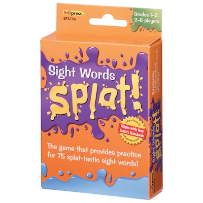 Edupress Sight Words Splat Game, Grades 1-2 (EP-3758)