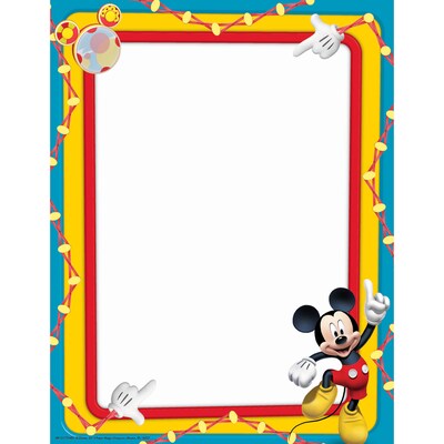 Eureka® Mickey Mouse Clubhouse® Primary Colors Computer Paper, 8 1/2 x 11 (EU-812117)