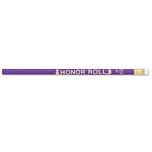 J.R. Moon Honor Roll Glitz Motivational Pencil, Pack of 12 (JRM8025B)