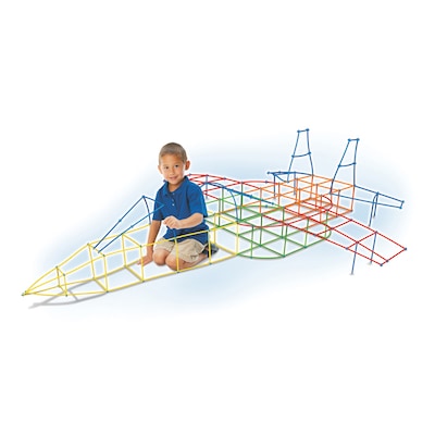 Straws & Connectors® Multicolor, 10.25" x 10", 230 pieces