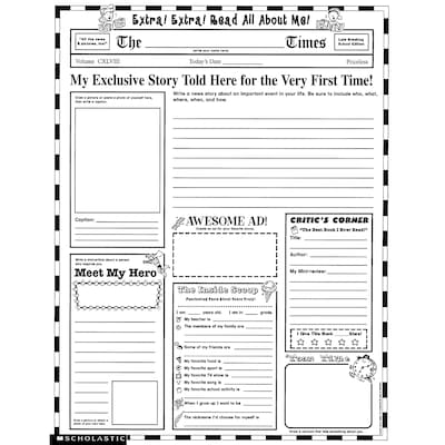 Scholastic Writing Resources, Personal Poster Sets, 17x22 (SC-0439152917)