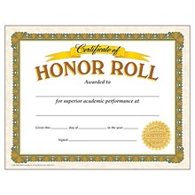 Trend Honor Roll Classic Certificates, 30 CT (T-11307)