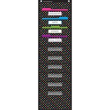 Teacher Created Resources Chalkboard Brights 10 Pocket File Storage Pocket Chart, Ages 4-11 (TCR2073