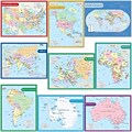 Teacher Created Resources Map Charts Set 9 Charts, 22 x 17 (TCR9689)