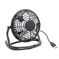 Syba Compact USB Desk Fan USB Powered with On/Off Switch (High Velocity, 5oz Lightweight Design)