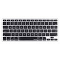 Insten Silicone Keyboard Skin Shield For Apple MacBook White 13-inch / Pro Series, Black