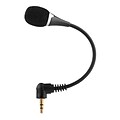 Insten® POTHVOIPMIC1 VOIP/SKYPE Mini Flexible Microphone; Black