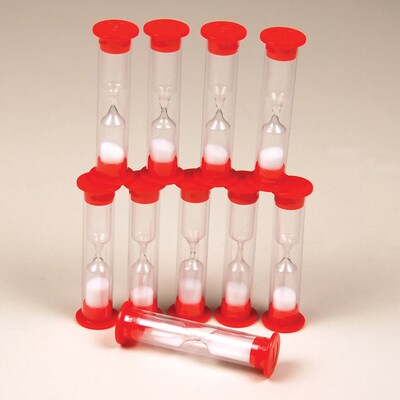 Learning Advantage 1 Minute Sand Timers, Set of 10 (CTU7656)