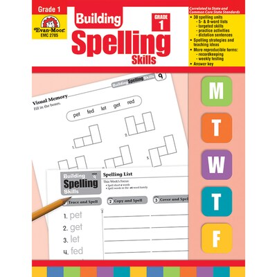 Evan-Moor® Building Spelling Skills, Grade 1