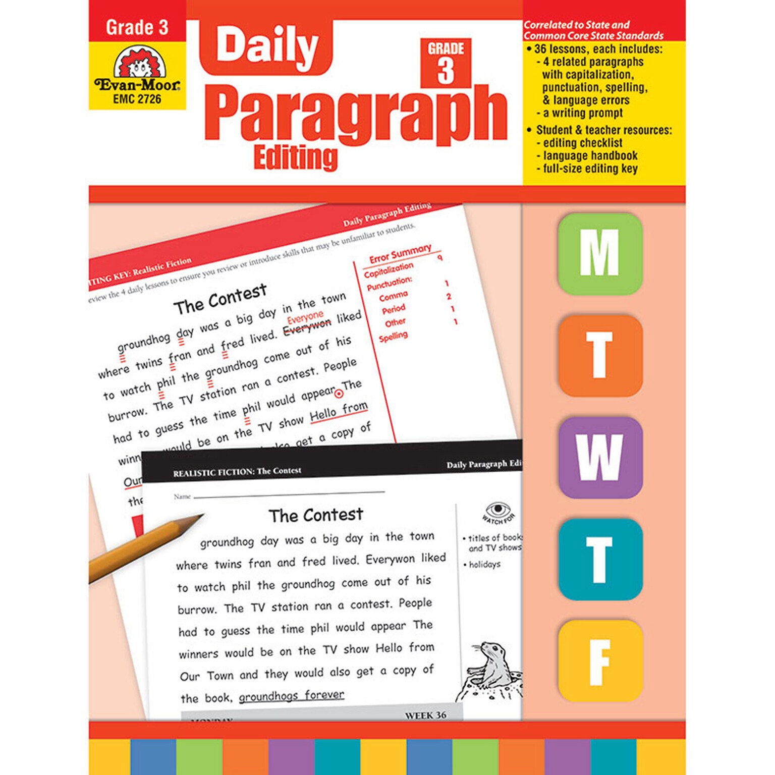 Evan-Moor® Daily Paragraph Editing, Grade 3