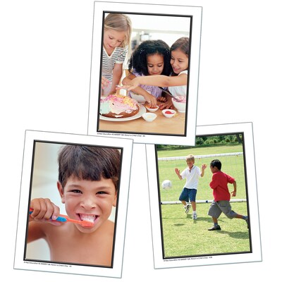 Key Education Photographic Language Development Cards, Talk About A Childs Day