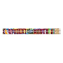 Musgrave Pencil Company Student of the Month Wooden Pencil, 0.5mm, #2 Hard Lead, 144/Box (MUS2475G)