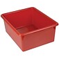 Romanoff Stowaway Letter Box 13.5"H x 10.75"W Plastic Bin - No Lid, Red (ROM16102)