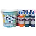 Handy Art Fabric Paint Kit, Regular Colors, Nine 4 oz bottles (RPC885060)