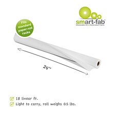 Smart-Fab® Fabric Roll, 24 x 18, White