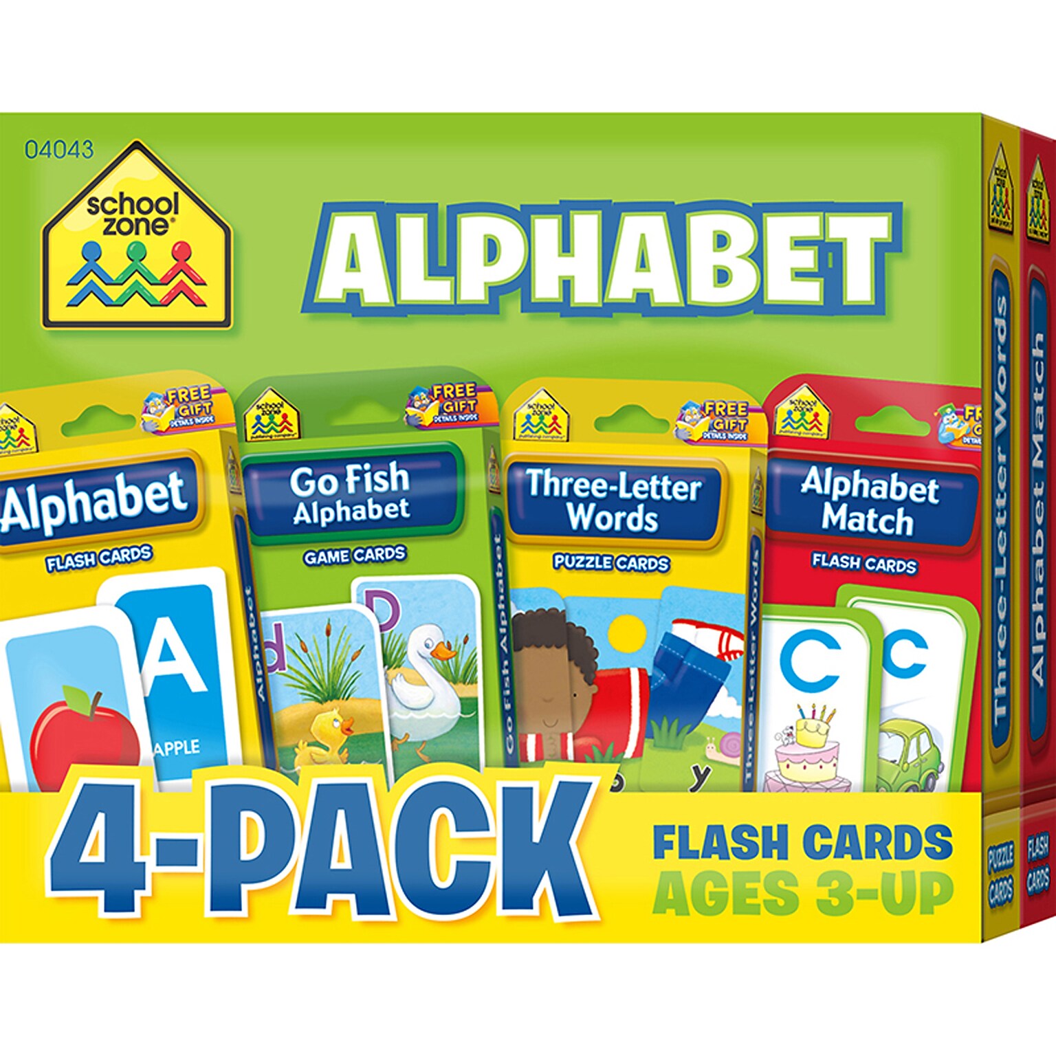 Alphabet Flash Card 4 Pk