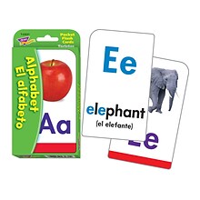 Trend® ESL & ELL Resources, Pocket Flash Cards, Alphabet