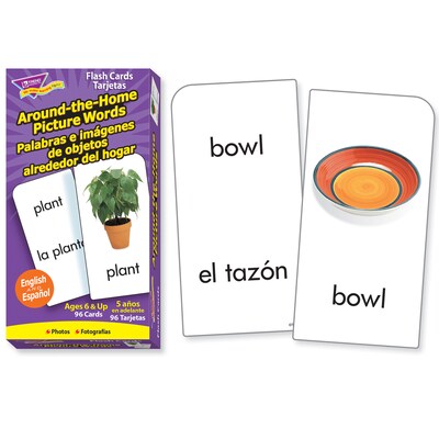Trend® ESL & ELL Resources, Skill Drill Flash Cards, Around Home Picture Words
