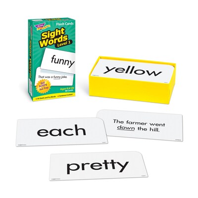 Sight Words –  Level 1 Skill Drill Flash Cards for Grades 1-2, 96 Pack (T-53017)