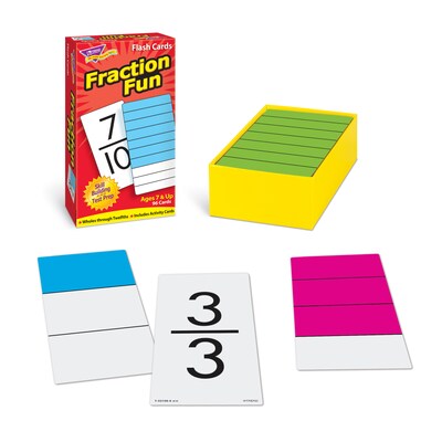 Flash Cards, Trend® Skill Drill, Fraction Fun