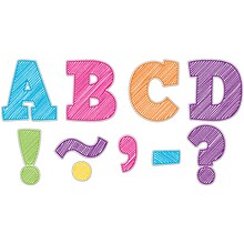 Teacher Created Resources 3 Magnetic Letters, Scribble Bold Block (TCR77292)