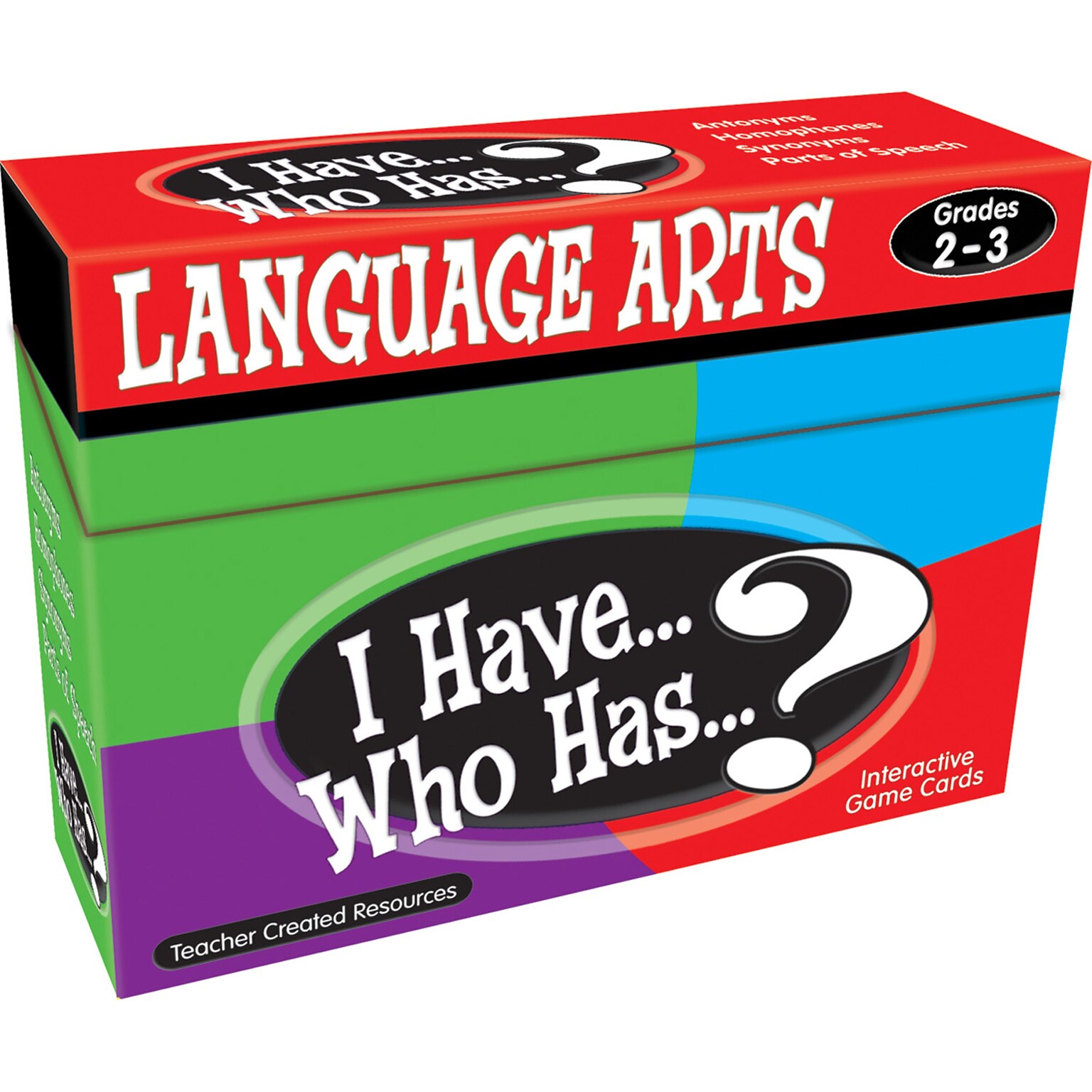 Teacher Created Resources I Have, Who Has Language Arts Game, Grades 2-3 (TCR7813)
