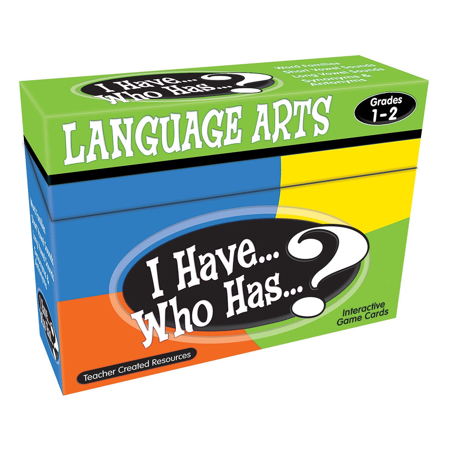 Teacher Created Resources I Have, Who Has Language Arts Game, Grades 1-2 (TCR7815)
