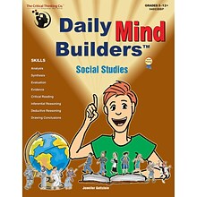 Critical Thinking Press™ Social Studies Daily Mind Builders Book, Grades 5th - 12th+ (CTB04603BBP)
