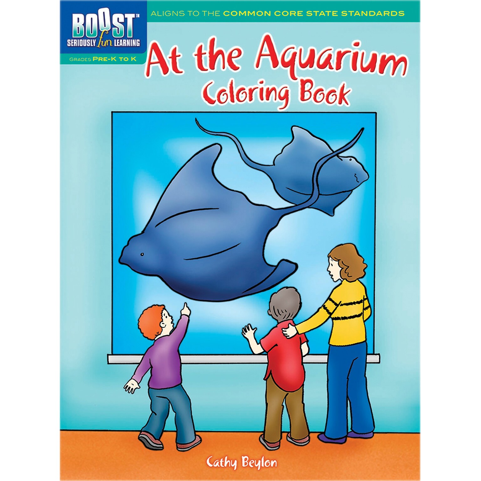Dover® Boost™ At the Aquarium Coloring Book (DP-493970)