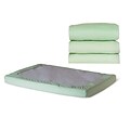 Foundations® SafeFit™ Cotton Compact/Portable Elastic Fitted Sheet, Mint, 1/Pack