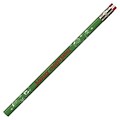 J.R. Moon Merry Christmas Motivational Pencil, Pack of 12 (JRM7921B)