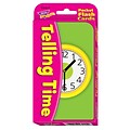 Telling Time Pocket Flash Cards for Grades 1-4, 56 Pack (T-23015)