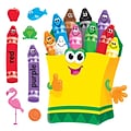 Trend Enterprises Colorful Crayons Bulletin Board Set, 21 pieces (T-8076)