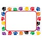 Teacher Created Resources Colorful Paw Prints Name Tags, 2.5" x 3.5", 36/Pack (TCR5168)