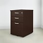 Bush Business Furniture Easy Office 3-Drawer Mobile Vertical File Cabinet, Letter/Legal Size, Mocha Cherry (EOF116MR-03)