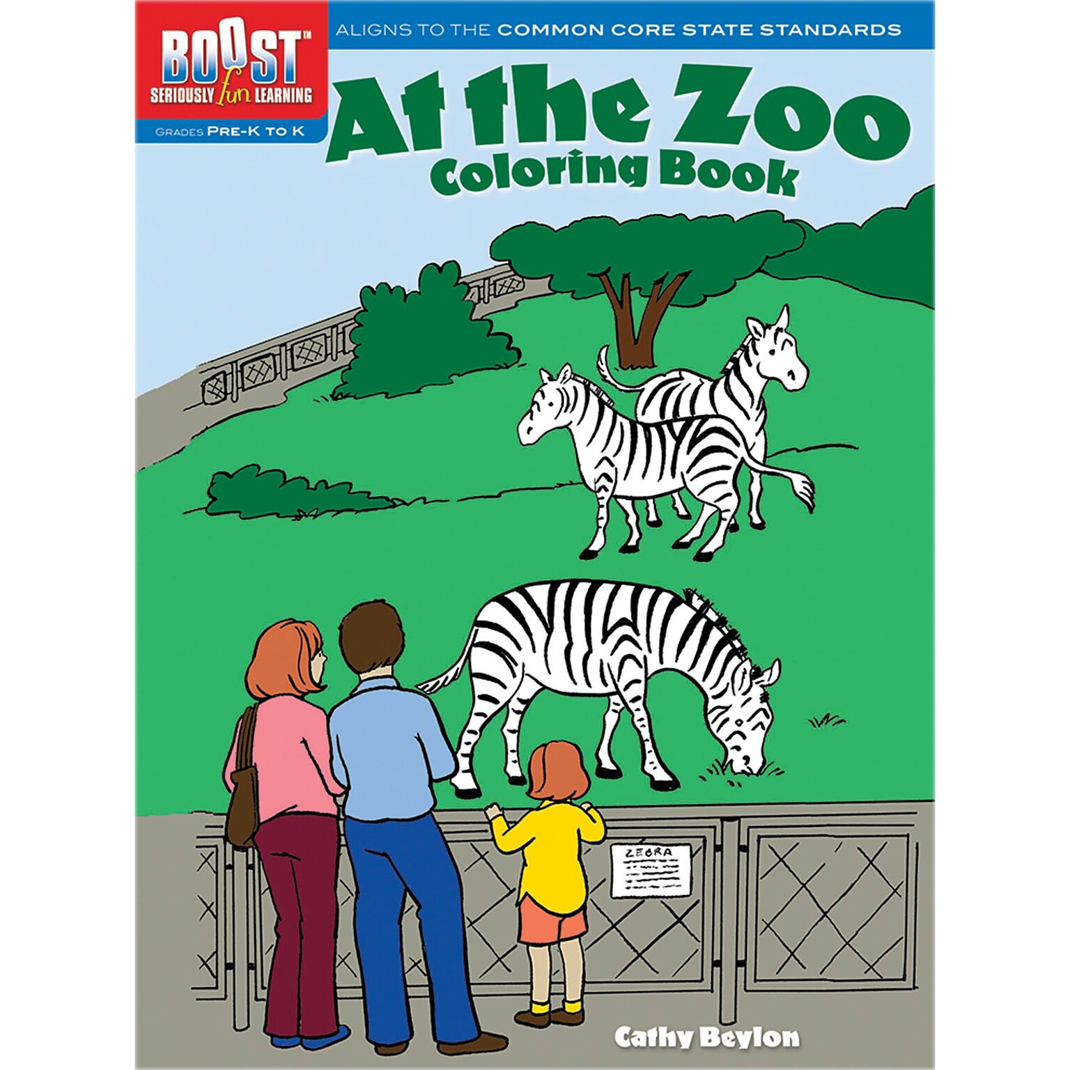 Dover® Boost™ At the Zoo Coloring Book