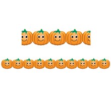 Hygloss 3 x 36 Happy Pumpkins Border, 12 Pack (HYG33642)