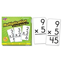 Multiplication 0-12 All Facts Skill Drill Flash Cards for Grades 3-8, 169 Pack (T-53203)