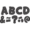 Teacher Created Resources Black Polka Dots Fantastic Font 3 Magnetic Letters, 67 Pieces (TCR77216)