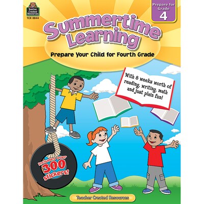 Teacher Created Resources® Summertime Learning Book, Grades 4th (TCR8844)